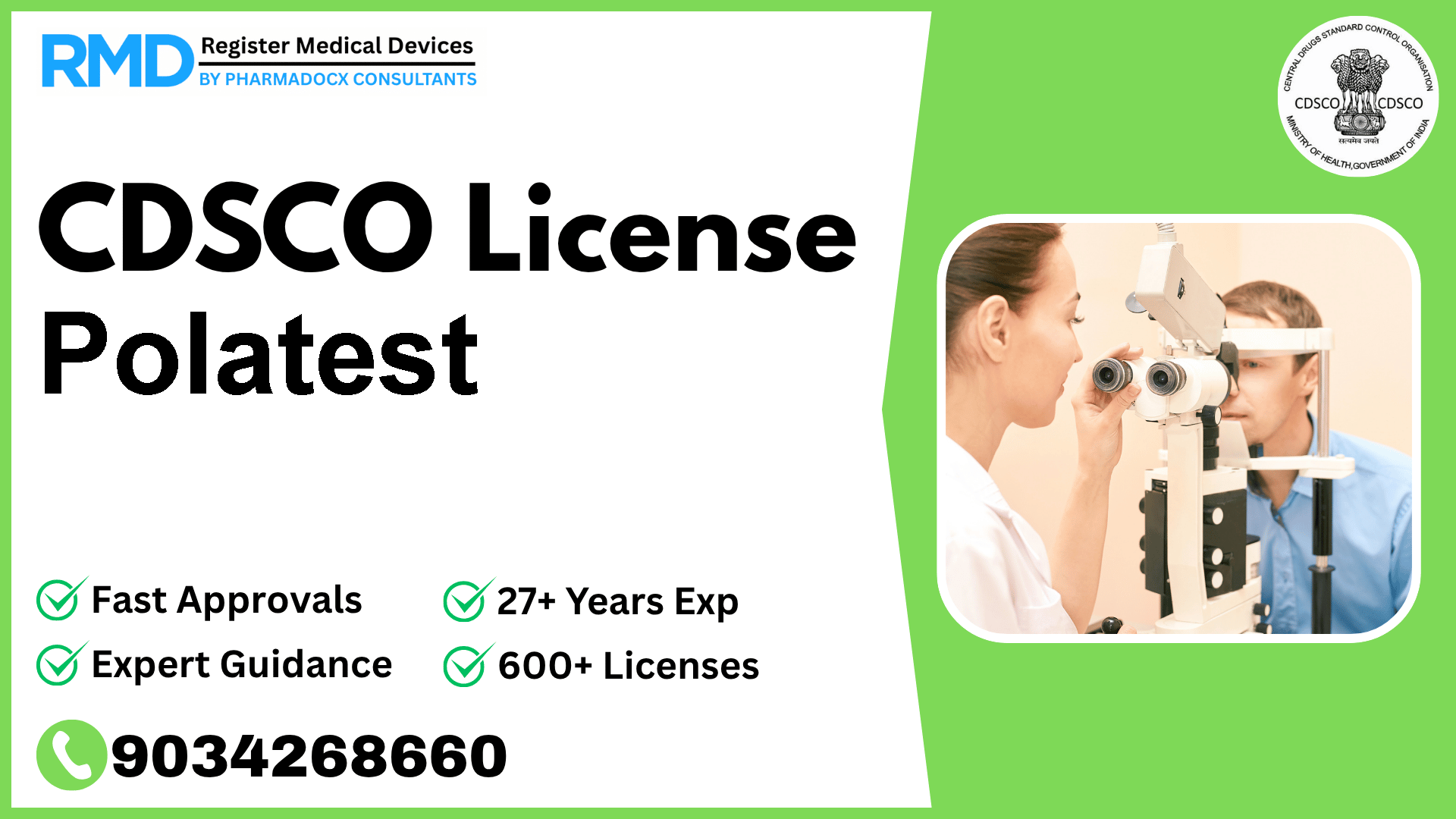 CDSCO License for Polatest