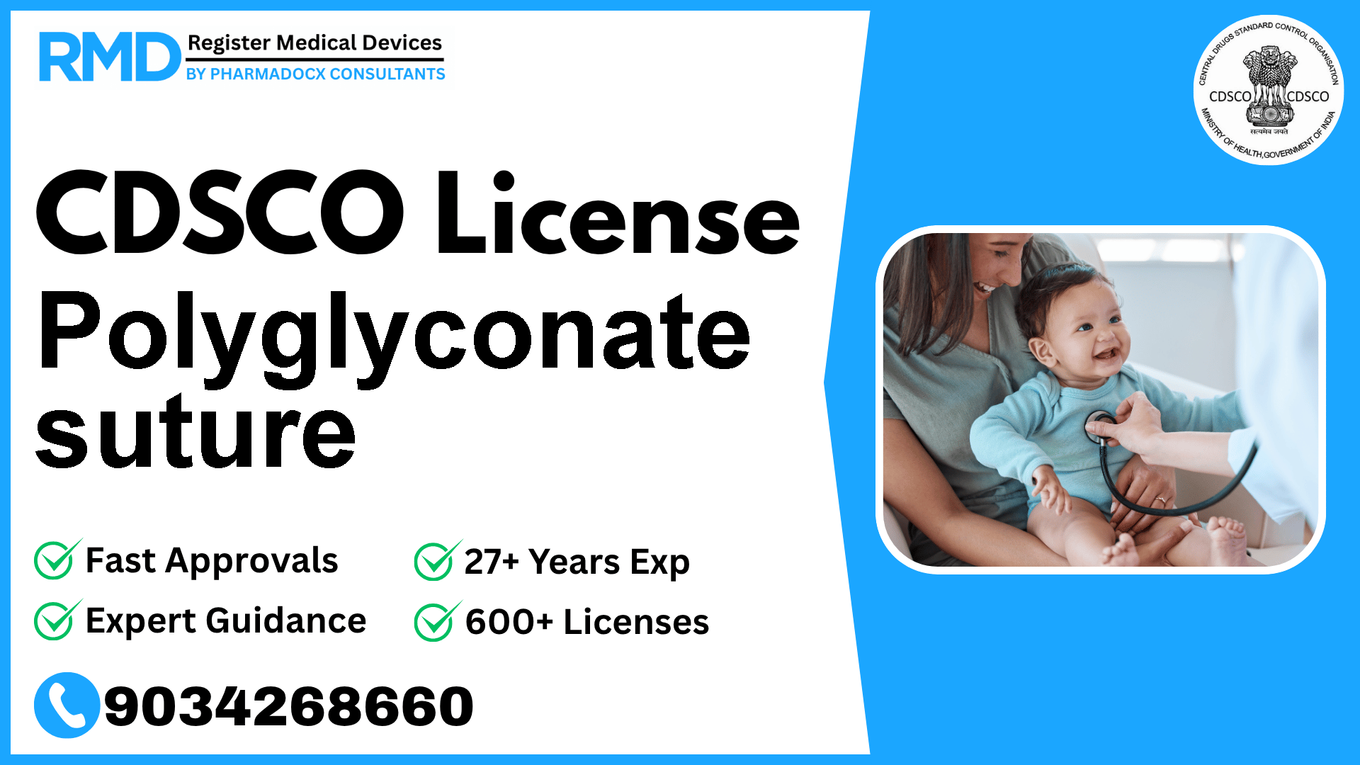 CDSCO License for Polyglyconate suture