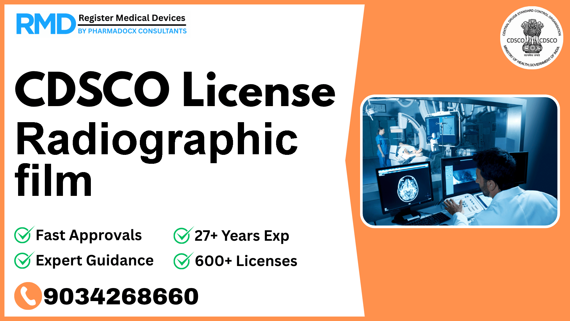 CDSCO License for Radiographic film