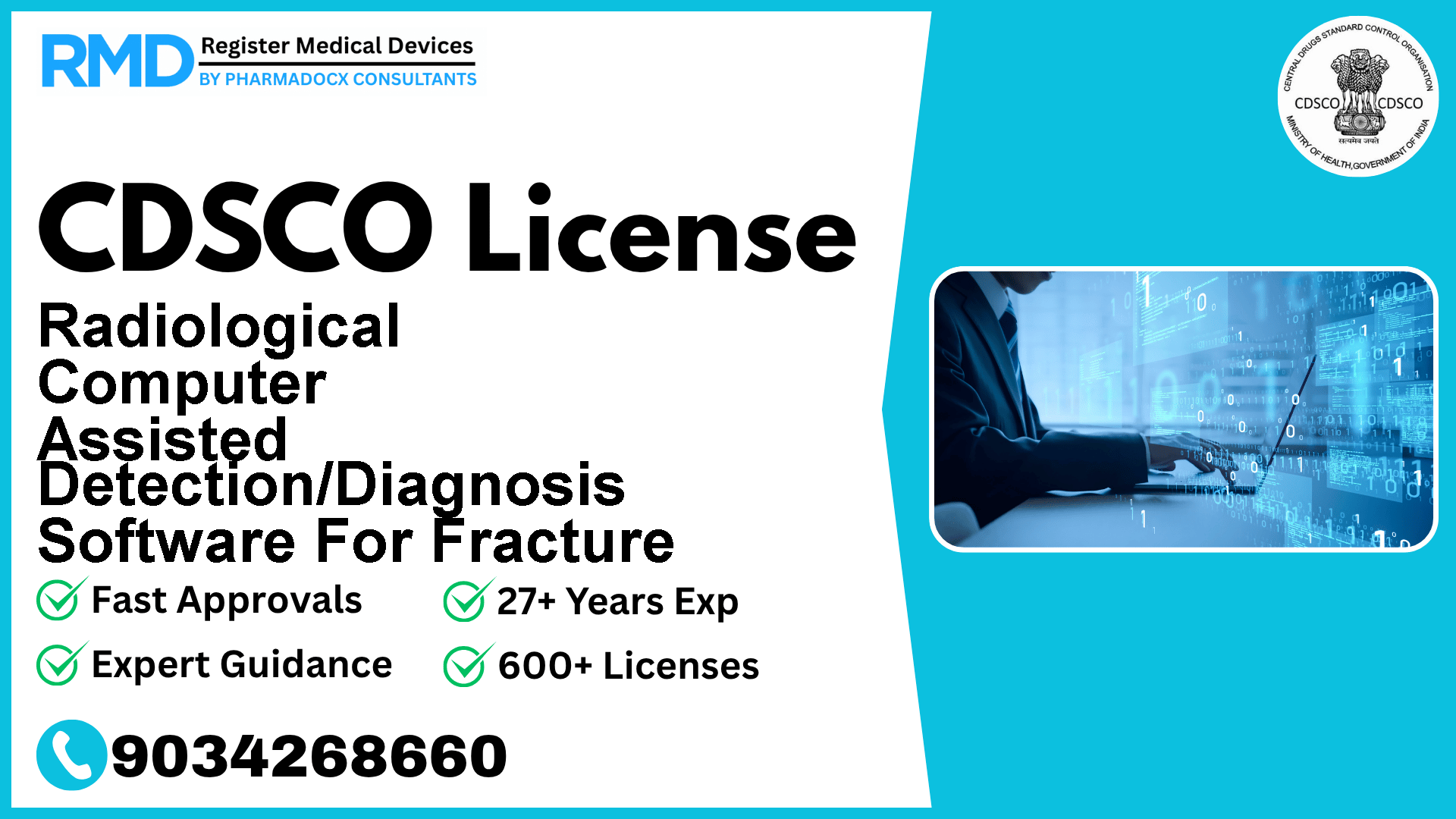 CDSCO License for Radiological Computer Assisted Detection/Diagnosis Software For Fracture