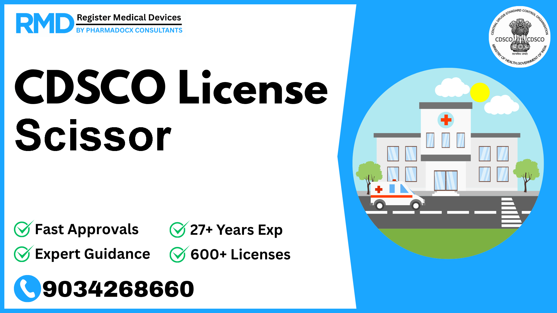 CDSCO License for Scissor