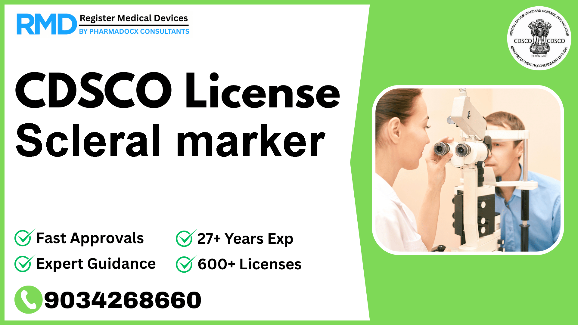CDSCO License for Scleral marker