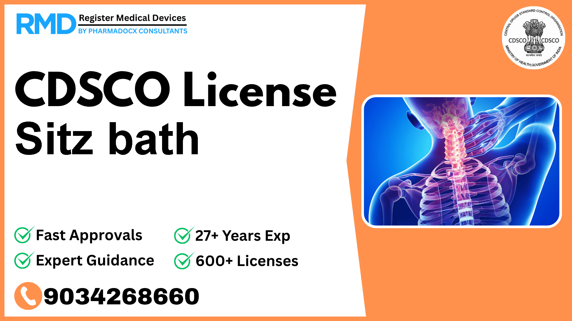 CDSCO License for Sitz bath