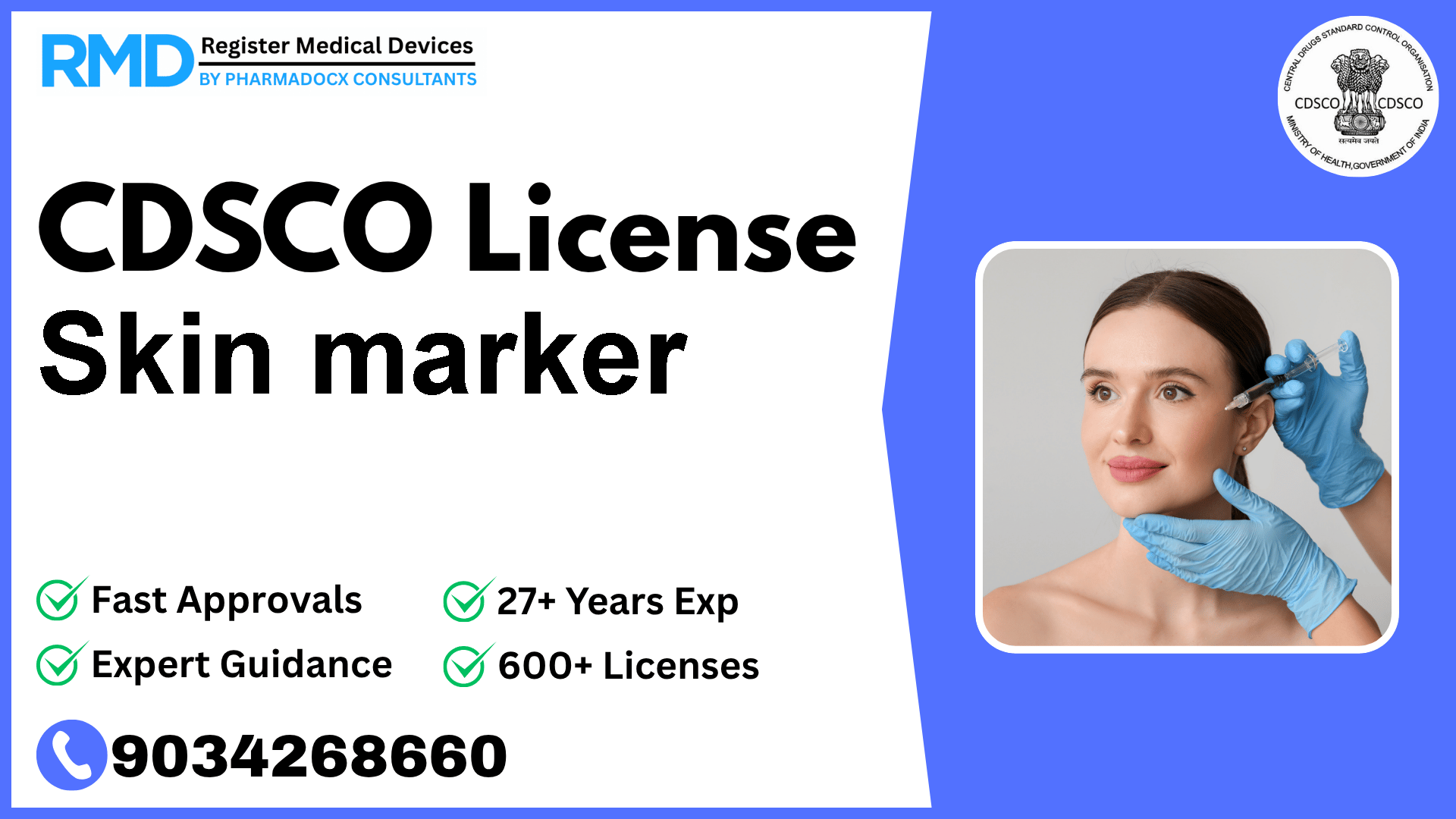 CDSCO License for Skin marker