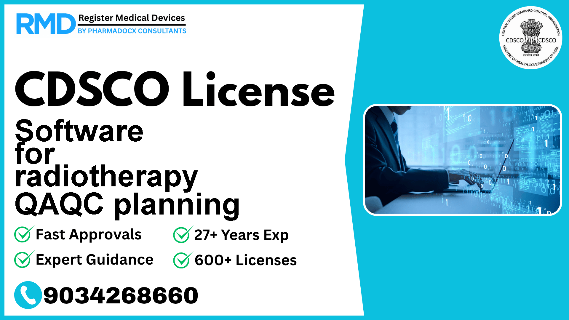 CDSCO License for Software for radiotherapy QAQC planning