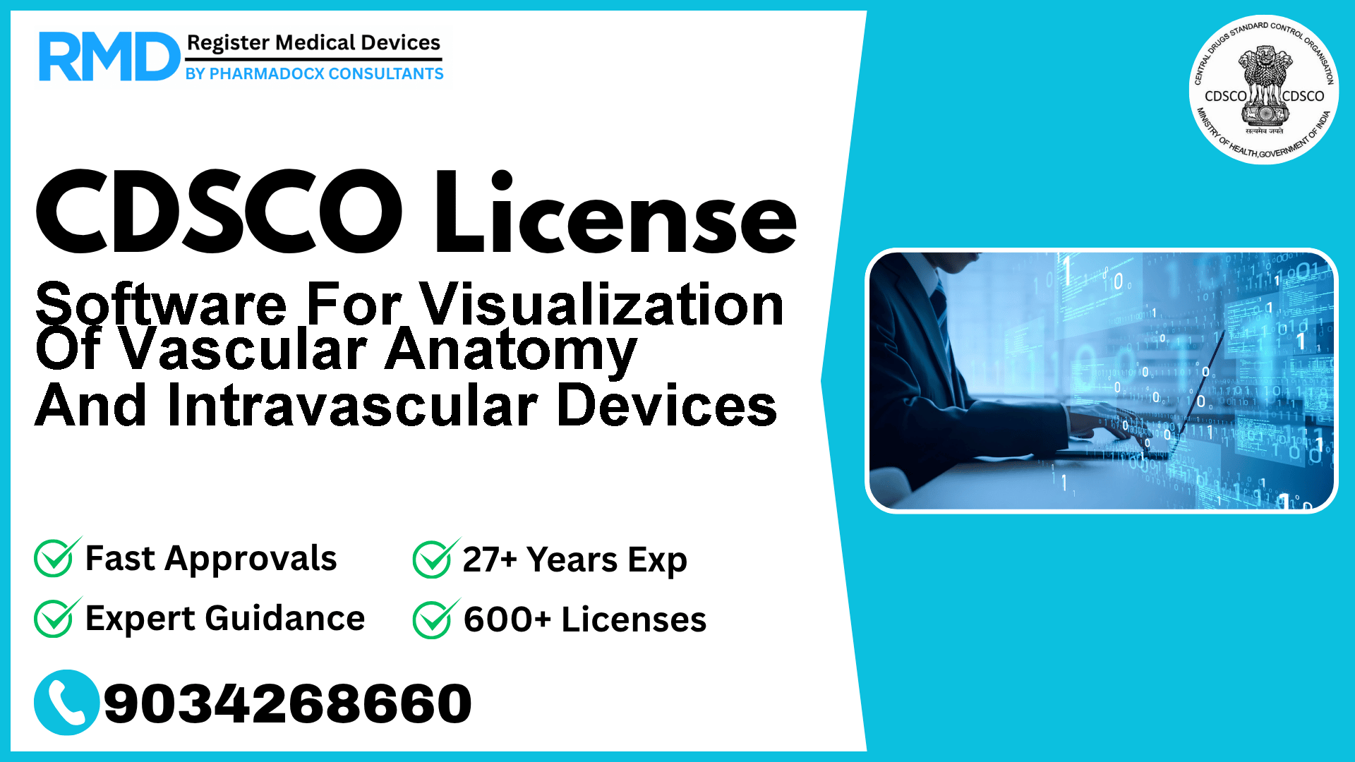 CDSCO License for Software For Visualization Of Vascular Anatomy And Intravascular Devices