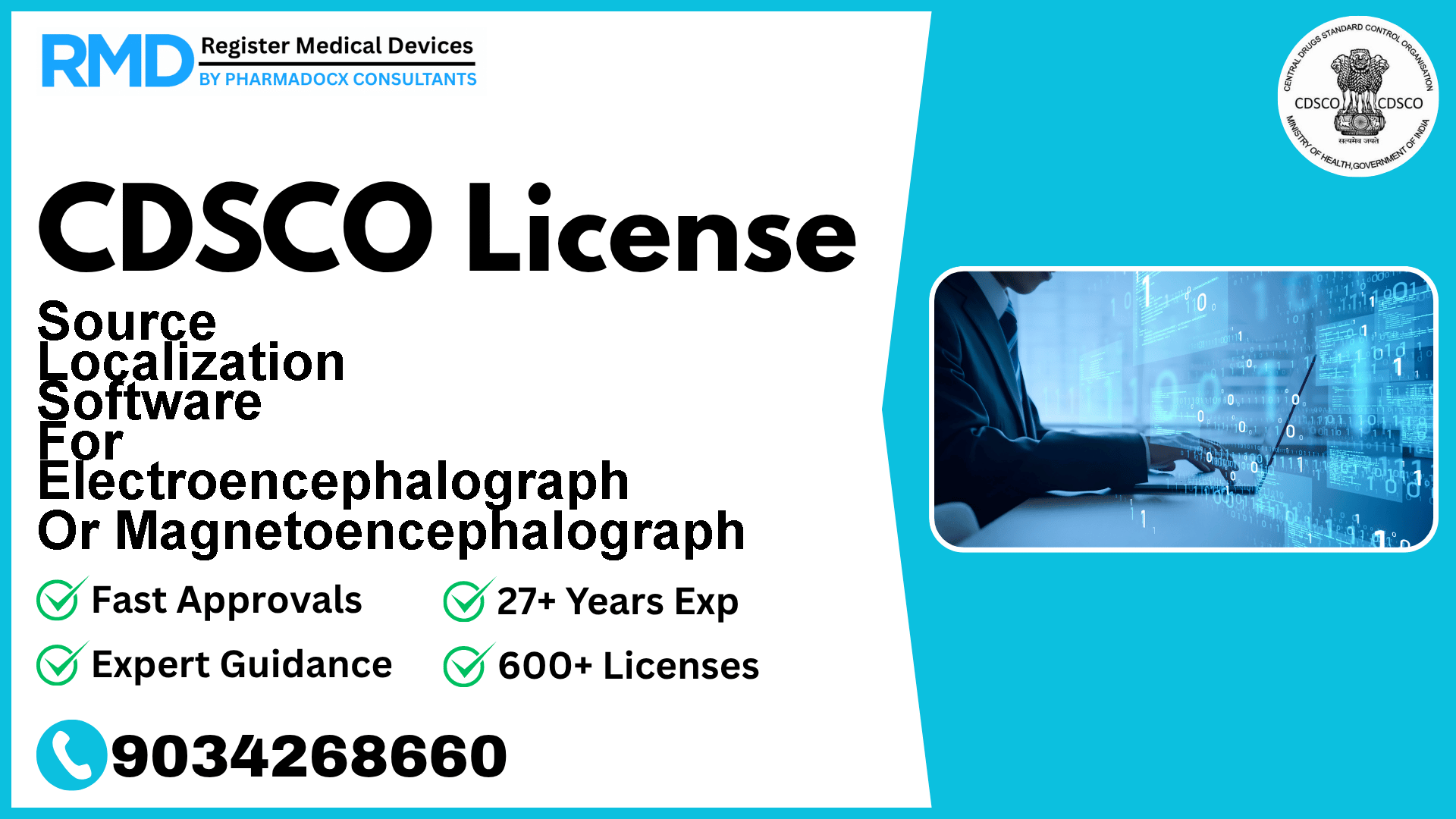 CDSCO License for Source Localization Software For Electroencephalograph Or Magnetoencephalograph