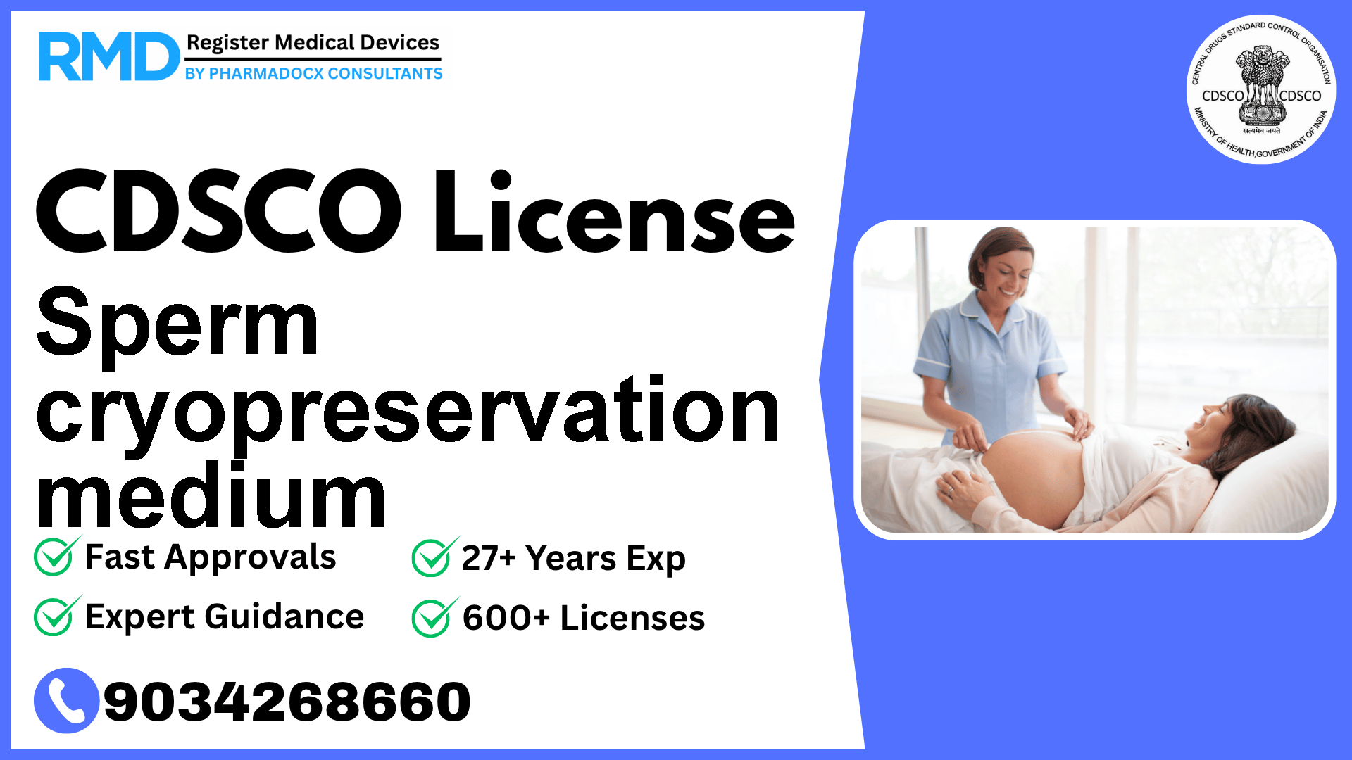 CDSCO License for Sperm cryopreservation medium