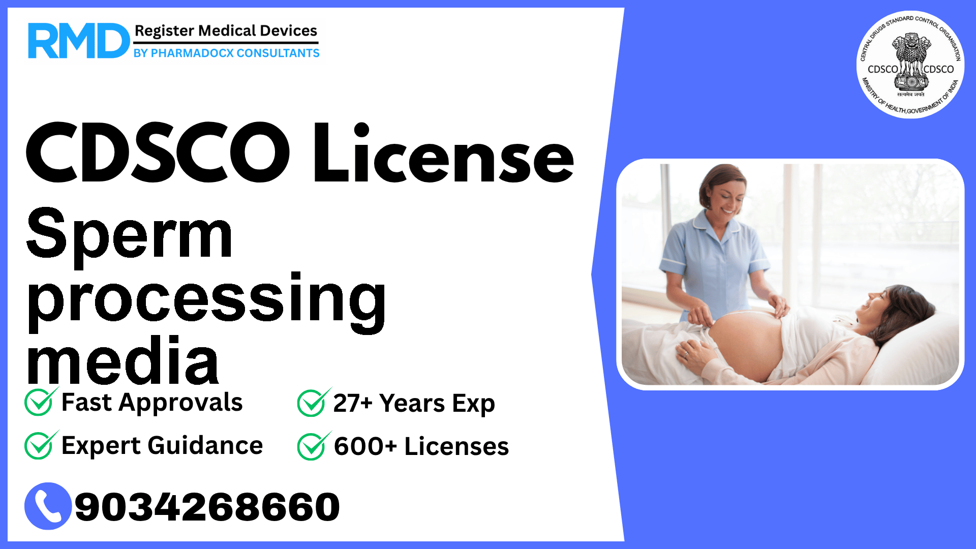 CDSCO License for Sperm processing media