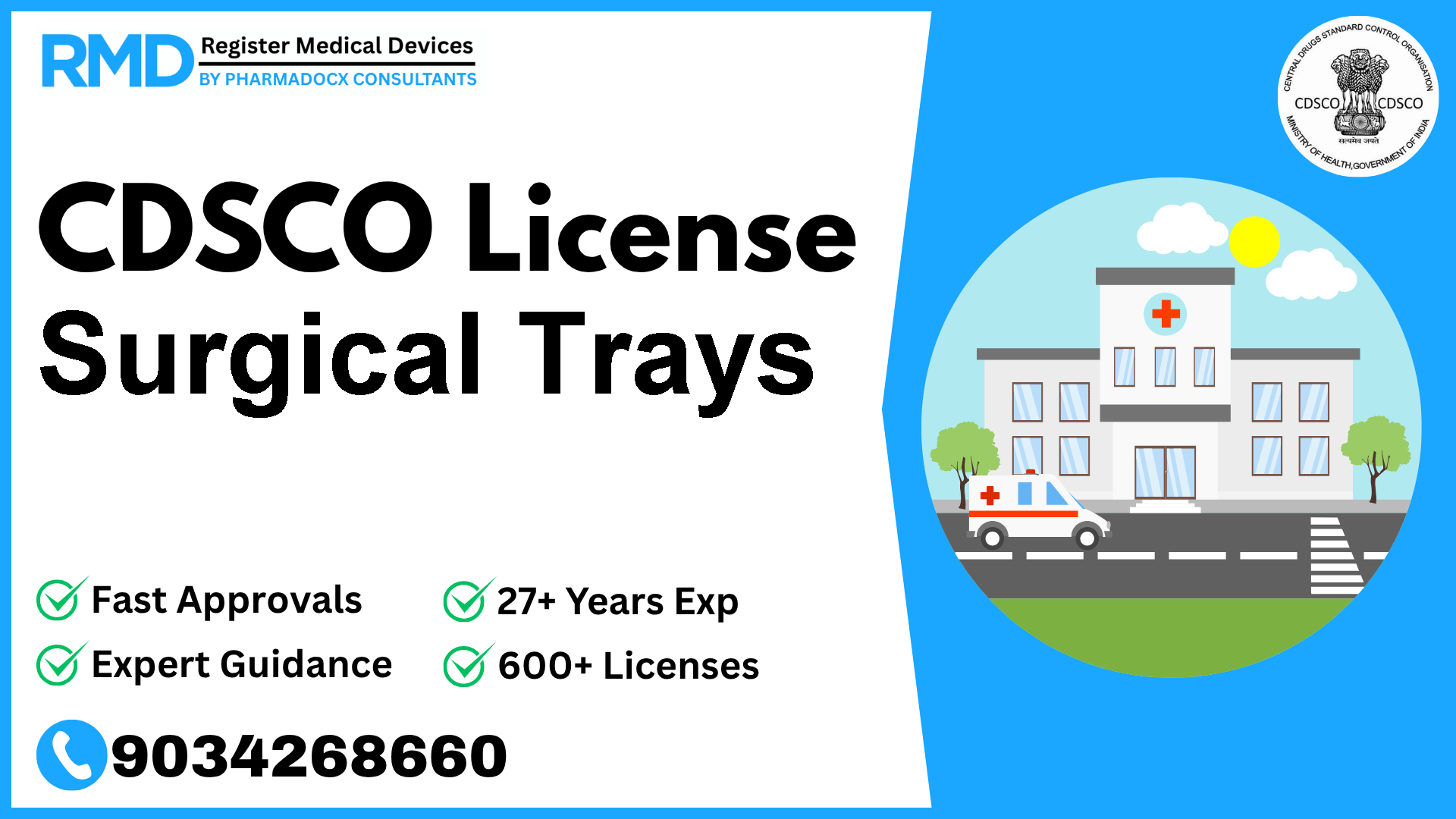 CDSCO License for Surgical Trays