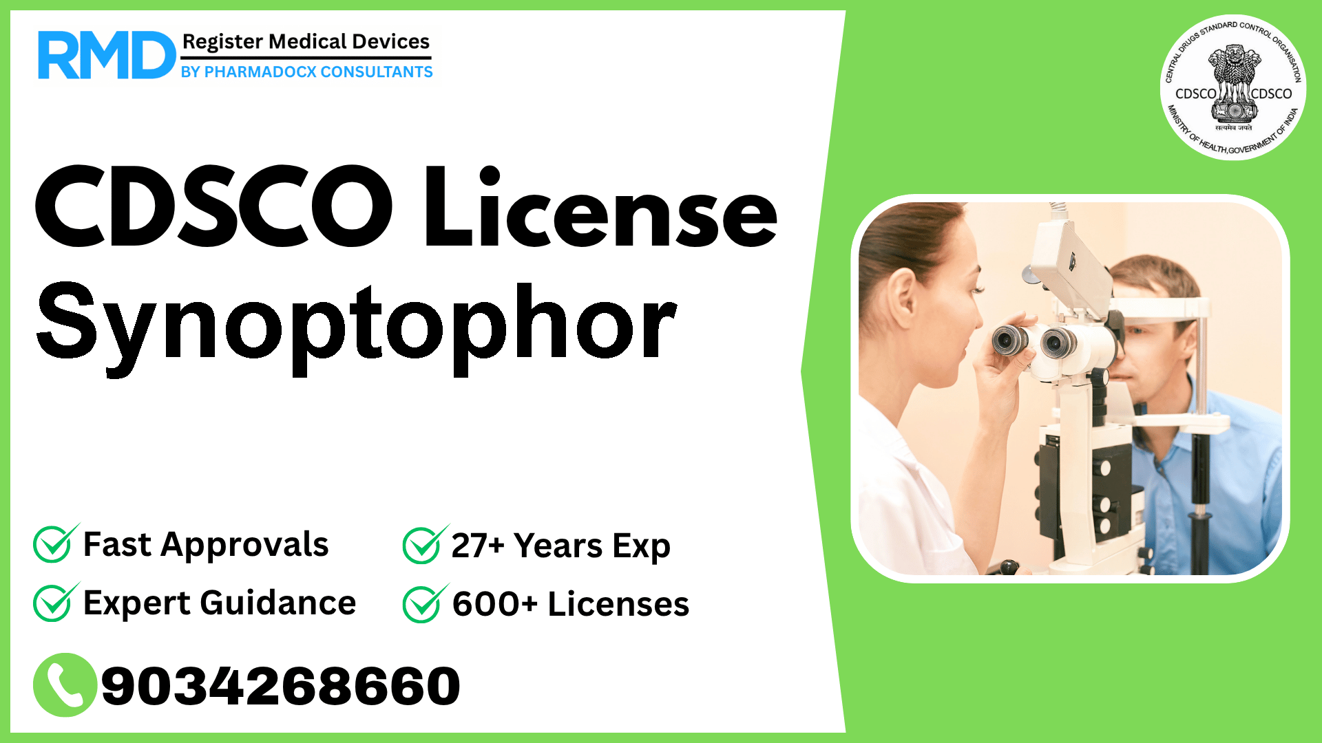 CDSCO License for Synoptophor