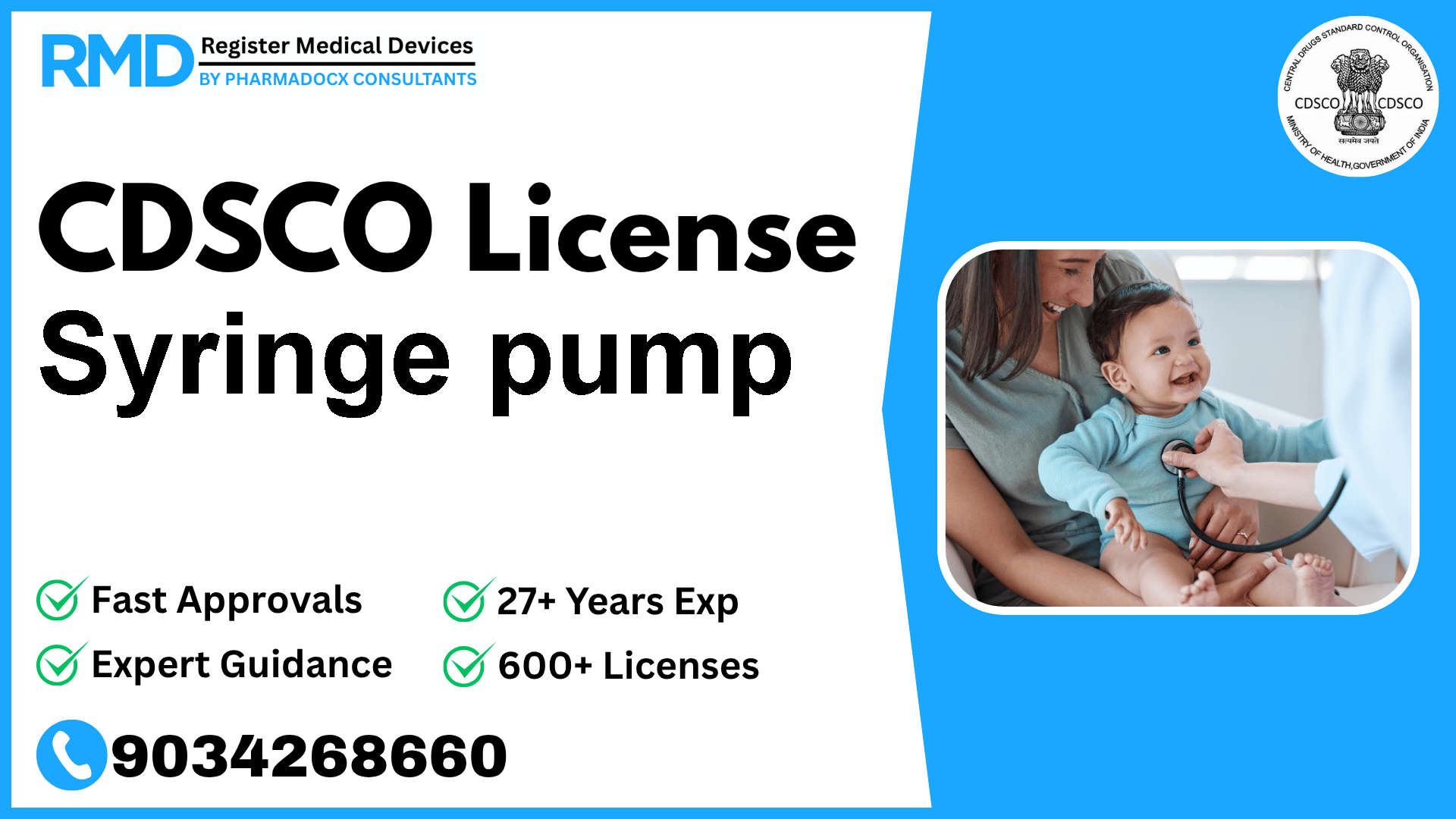 CDSCO License for Syringe pump