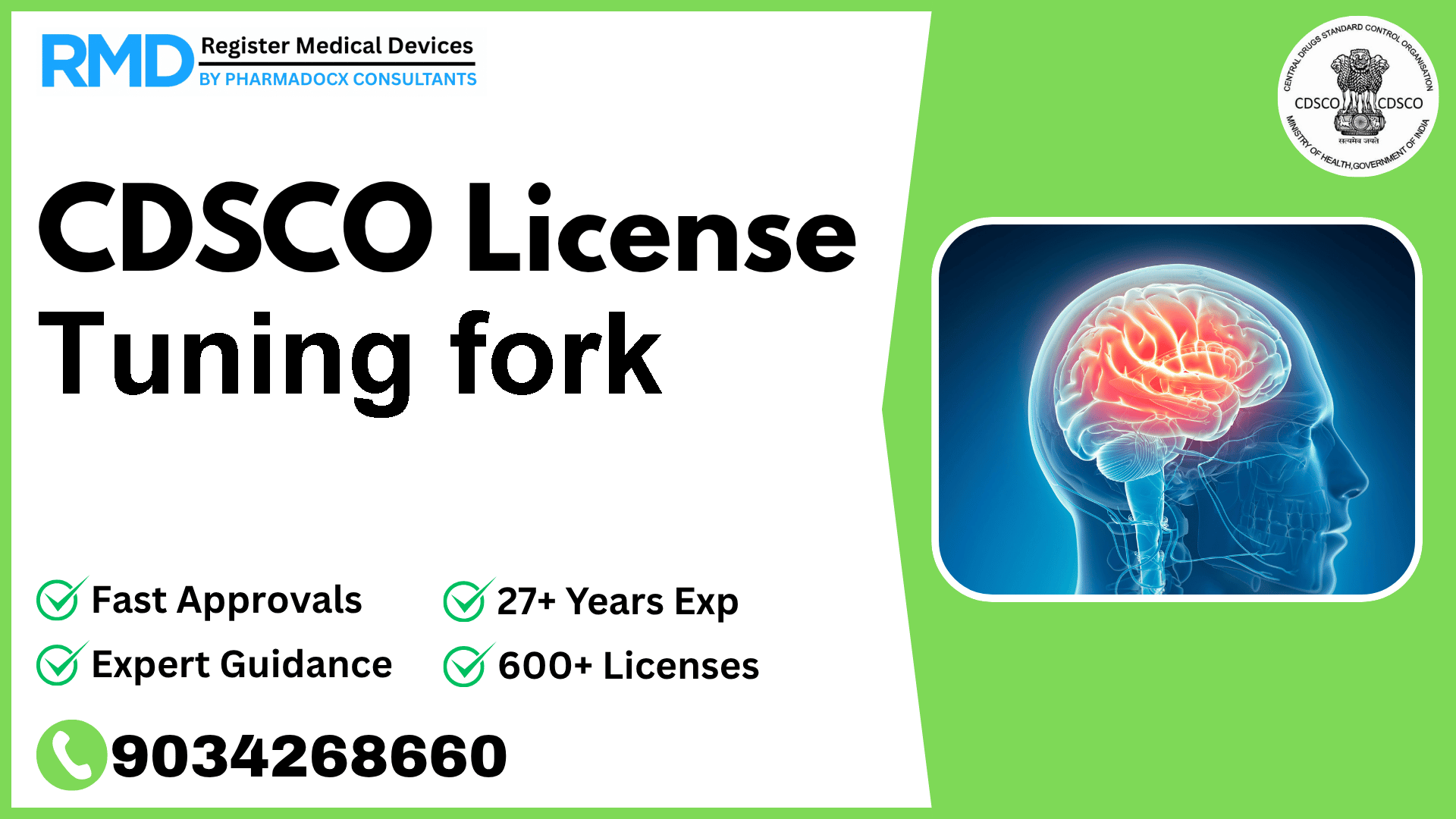 CDSCO License for Tuning fork