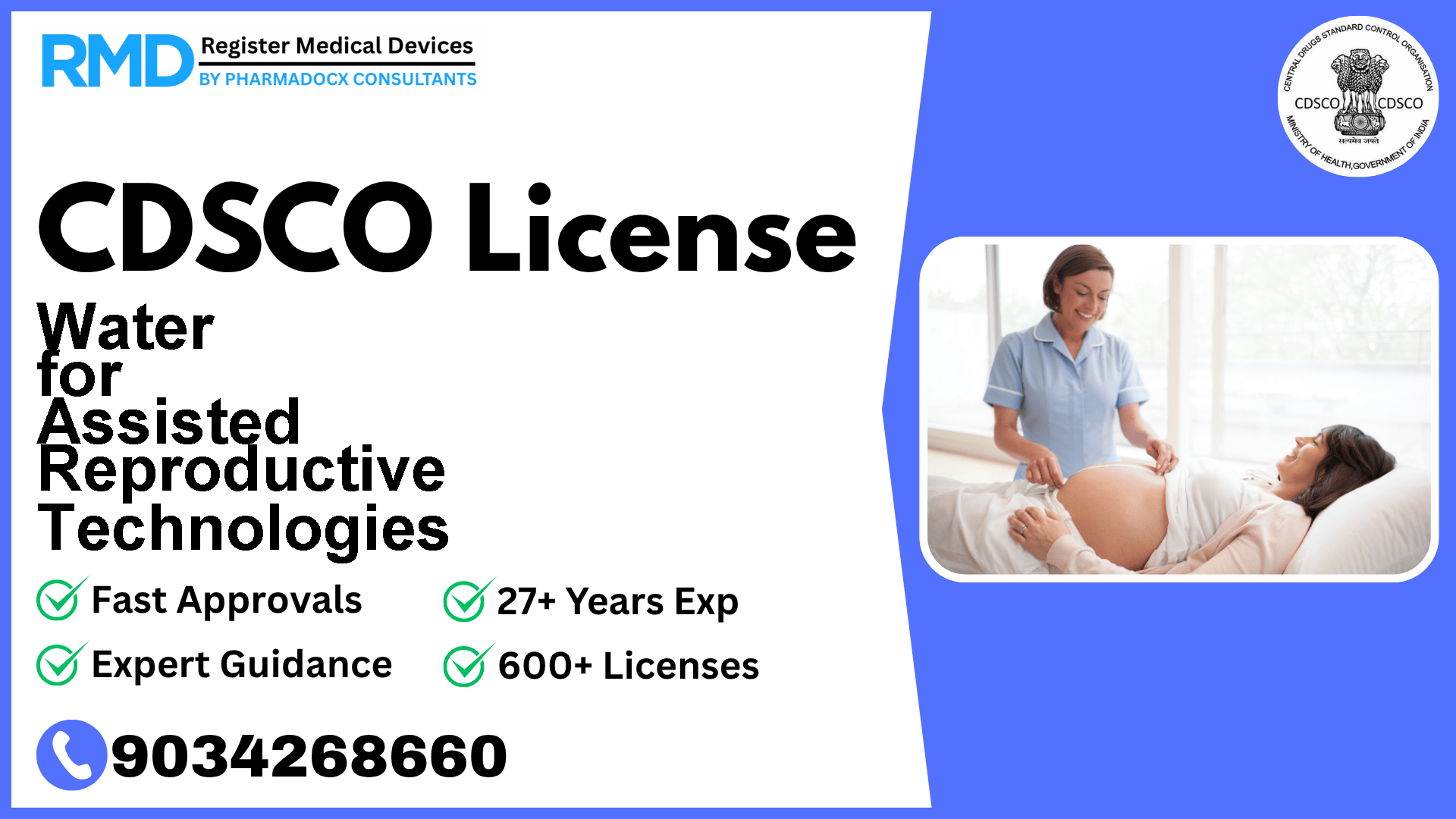 CDSCO License for Water for Assisted Reproductive Technologies